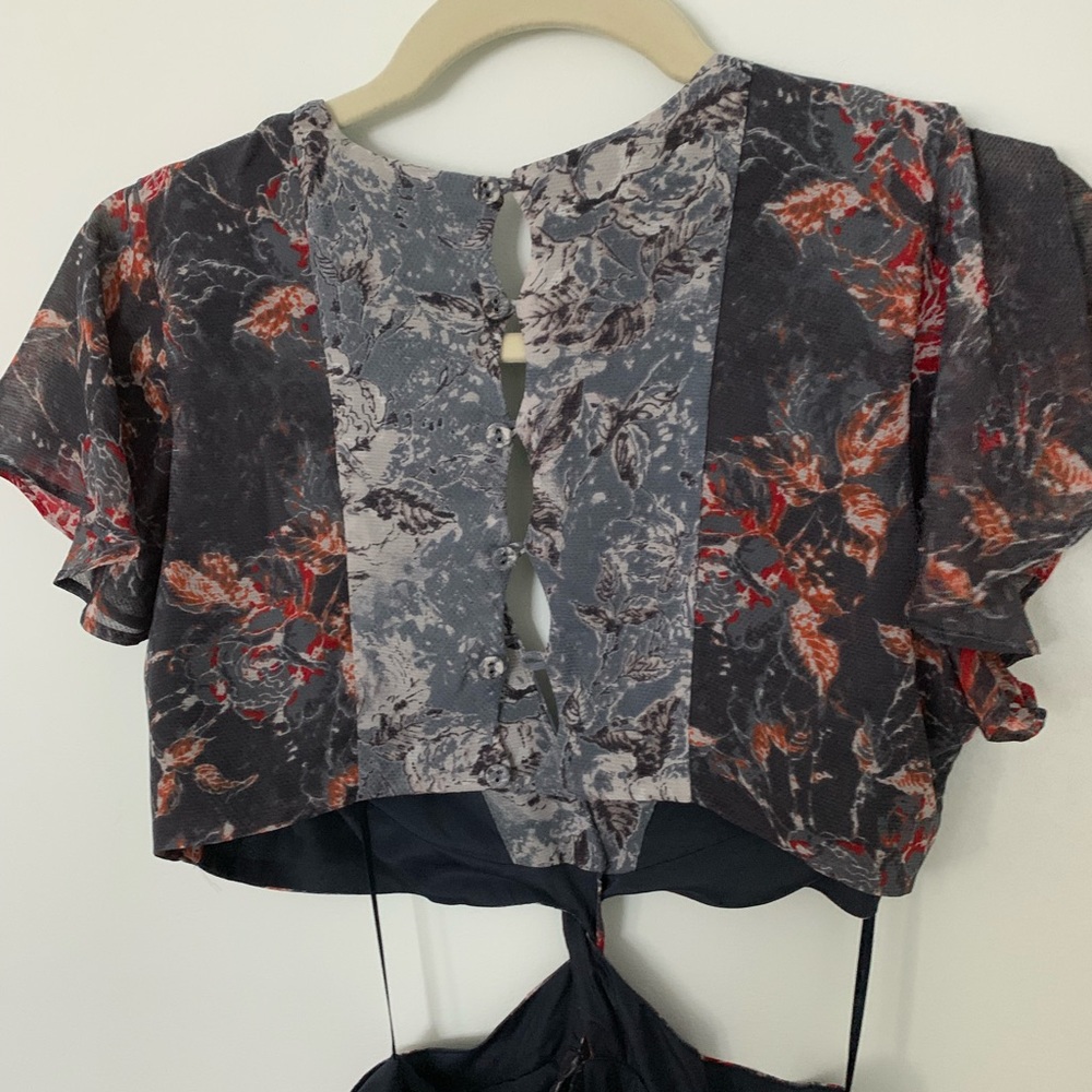Free people flowy  jasper midi dress size 8 - Picture 5 of 5
